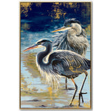 DKD Home Decor Bird Bild (63 x 3,5 x 93 cm) (2 Stcs)