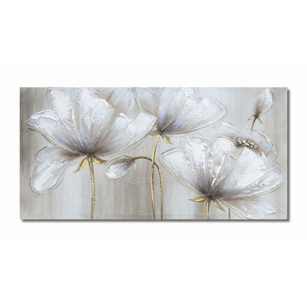 DKD Home Decor Flower Picture (80 x 3 x 40 cm) (2 pcs)