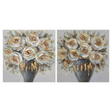 DKD Home Decor Vase Bild (50 x 2,5 x 50 cm) (2 PCs)