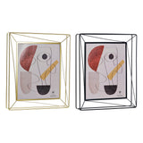 DKD Home Plaborate Frame Decetical Metall Modernes Glas (2 PC) (27,5 x 5 x 33 cm)