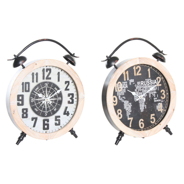 DKD Home Decor Table Watch MDF Holz Holz (41 x 6,5 x 52,5 cm) (2 PCs)