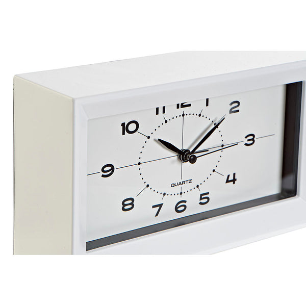 DKD Home Decor Table Watch PVC Schwarzweiß (20 x 5,5 x 11 cm) (2 PCs)