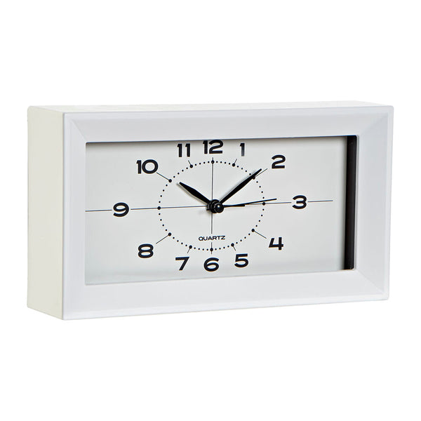 DKD Home Decor Table Watch PVC Schwarzweiß (20 x 5,5 x 11 cm) (2 PCs)