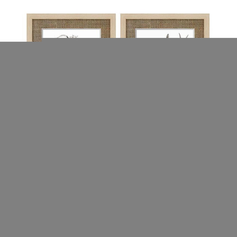 Quadro DKD Home Decor Piante botaniche (4 pcs) (20 x 2 x 25 cm)