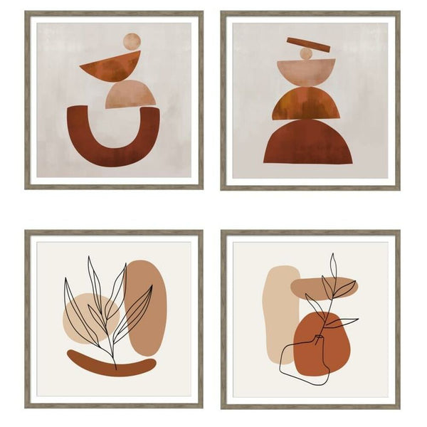 Image DKD Home Decor (4 PCS) (76 x 3 x 76 cm)