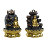 Fuente de Jardín DKD Home Decor Buda Resina Oriental (2 pcs) (20 x 20 x 26 cm)