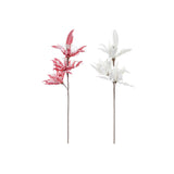 Fiore Decorativo DKD Home Decor Bianco Rosa EVA (etilvinilacetato) (2 pcs) (30 x 8 x 112 cm) - zannishop