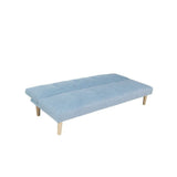 DKD Home Sofa Home Decor Turquoise Polyester Baumbaumkaugum (180 x 68 x 66 cm)