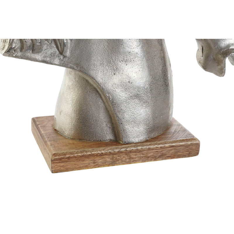 Statua Decorativa DKD Home Decor Alluminio Legno di mango (39 x 14 x 43.5 cm) - zannishop