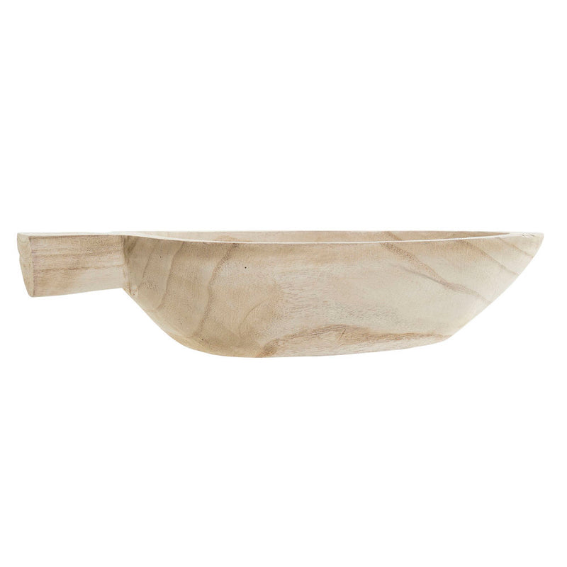 Centrotavola DKD Home Decor Frunză Legno di  paulownia (38.7 x 18.5 x 8 cm) - zannishop