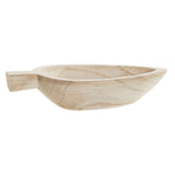 Centrotavola DKD Home Decor Frunză Legno di  paulownia (38.7 x 18.5 x 8 cm) - zannishop