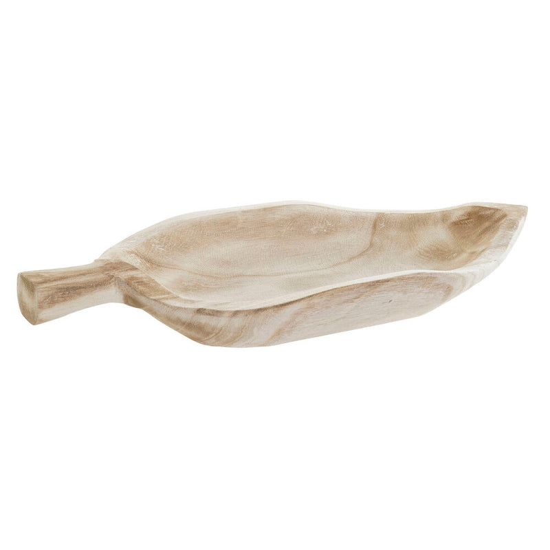 Centrotavola DKD Home Decor Frunză Legno di  paulownia (47 x 23 x 7 cm) - zannishop