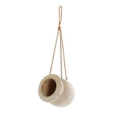 Vaso DKD Home Decor ‎S3024003 Marrone Corda Legno di  paulownia (16 x 16 x 53 cm)