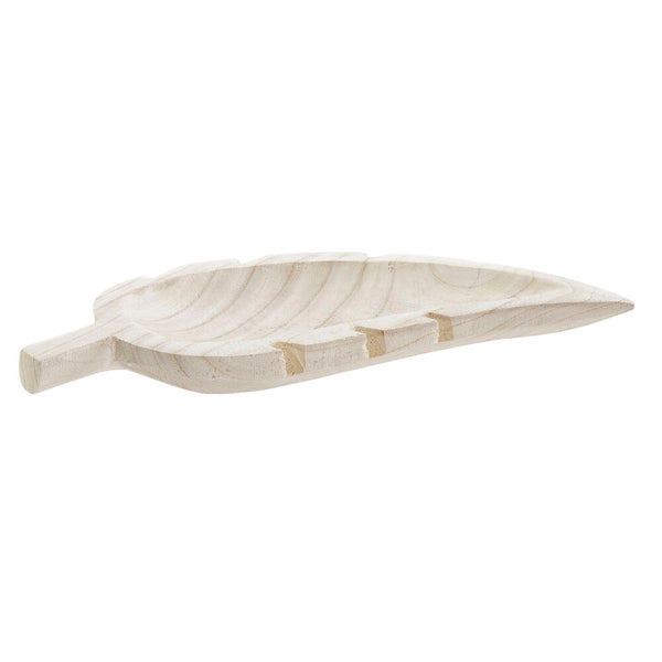 Centrotavola DKD Home Decor Frunză Legno di  paulownia (37.5 x 16 x 3 cm) - zannishop