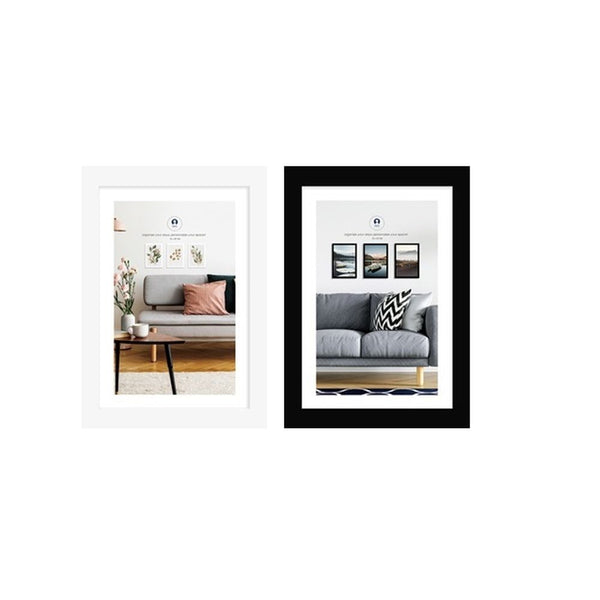 Cornice Portafoto DKD Home Decor Vetro Legno MDF (2 pcs) (20 x 2 x 25 cm)