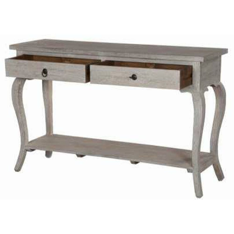 Decoración de madera de mango de mesa adicional DKD (115 x 38 x 76 cm)