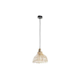 Lampadario DKD Home Decor Marrone Rattan (30 x 30 x 26 cm) - zannishop