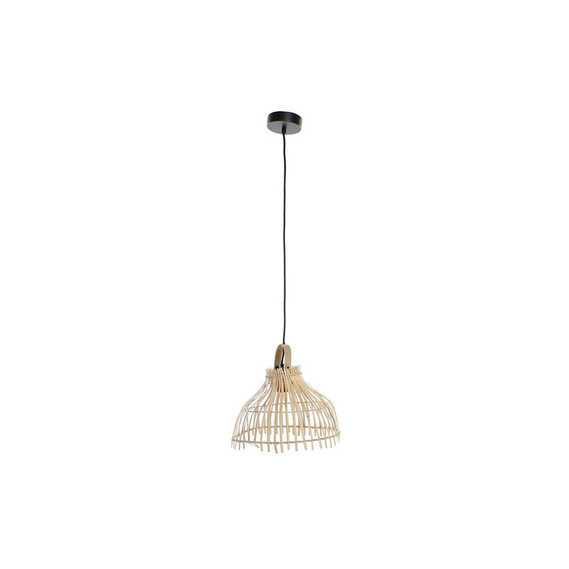 Lampadario DKD Home Decor Marrone Rattan (30 x 30 x 26 cm) - zannishop