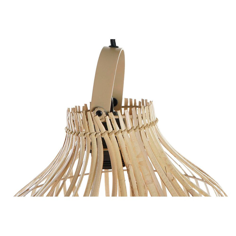 Lampadario DKD Home Decor Marrone Rattan (30 x 30 x 26 cm) - zannishop