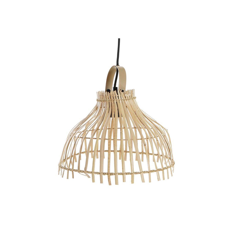 Lampadario DKD Home Decor Marrone Rattan (30 x 30 x 26 cm) - zannishop