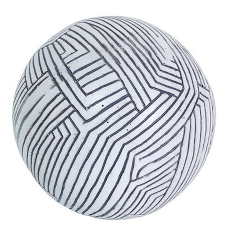 Statua Decorativa DKD Home Decor Sfera Resina Abstract (11 x 11 x 11 cm) - zannishop