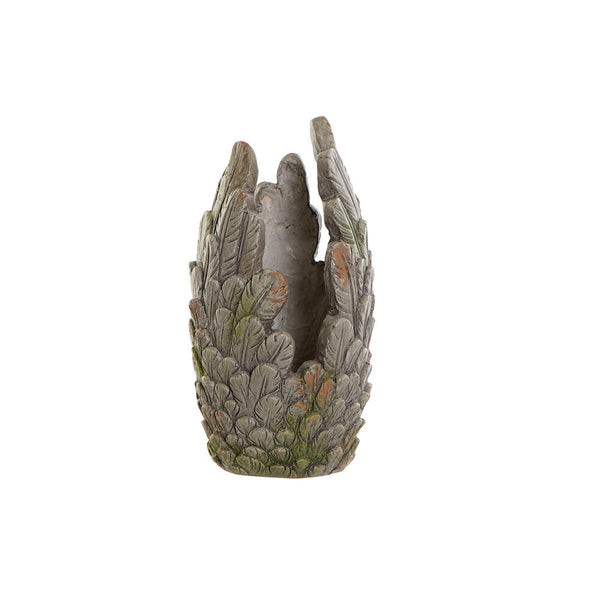 DKD Home Decor Fibriant Vase of Grey Sticlurs (20 x 18 x 36 cm)