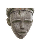 Statua Decorativa DKD Home Decor Fibră de Sticlă Metallo Africana (20 x 12 x 55 cm) - zannishop