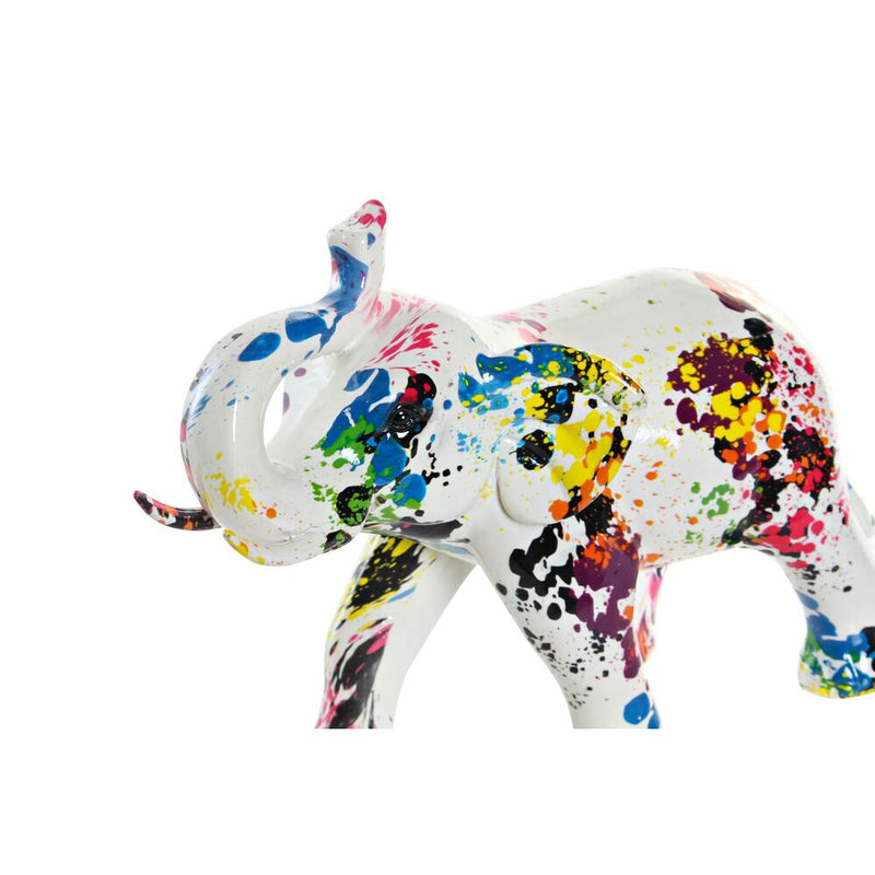 Statua Decorativa DKD Home Decor Elefant Resina (22.5 x 11 x 17.5 cm) - zannishop