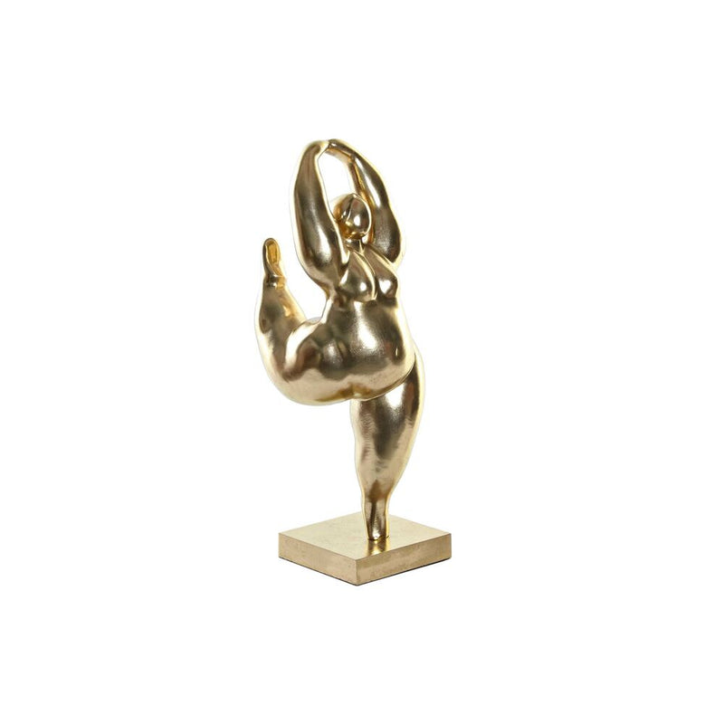 Statua Decorativa DKD Home Decor Dorato Resina (22 x 18 x 50.5 cm) - zannishop