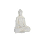 Lampada da tavolo DKD Home Decor Fibră de Sticlă Buda Bianco (36 x 25 x 45 cm) - zannishop