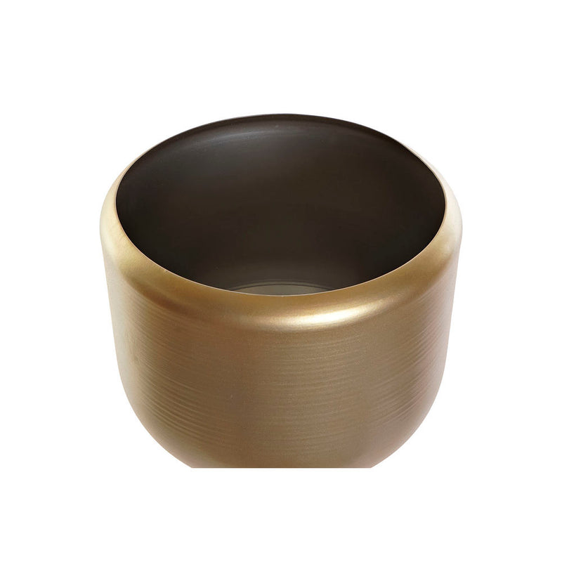 Planter DKD Home Decor Golden Metal (27 x 27 x 68 cm)