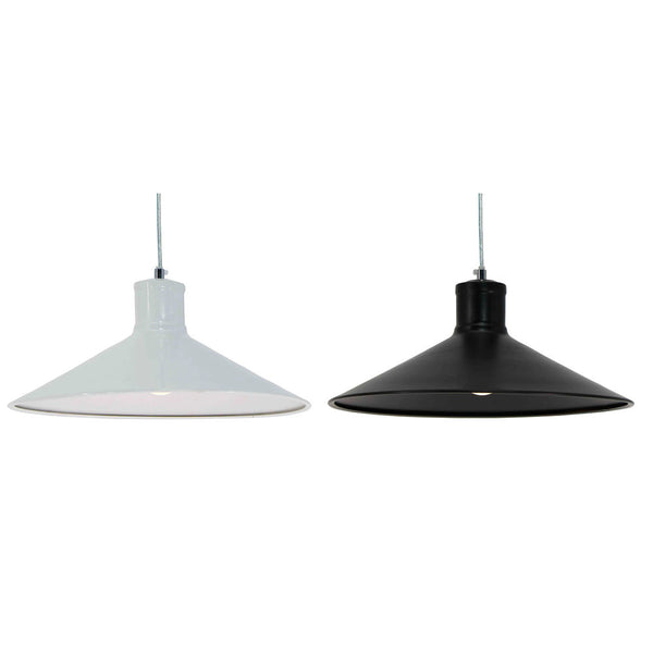 Lampadario DKD Home Decor Nero Metallo Bianco (36 x 36 x 15 cm) (2 pcs) - zannishop