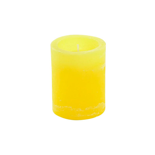 Vela DKD Home Decor Citronela Amarillo Cera (7 cm)