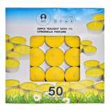 Set de Velas Citronela Plateado Cera (3 cm)