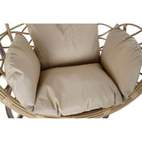 Poltrona da giardino DKD Home Decor Marrone Poliestere rattan sintetico Alluminio Marrone Chiaro (90 x 70 x 110 cm) (100 x 70 x