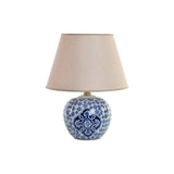 Lampada da tavolo DKD Home Decor Azzurro Porțelan (34 x 34 x 43 cm) - zannishop