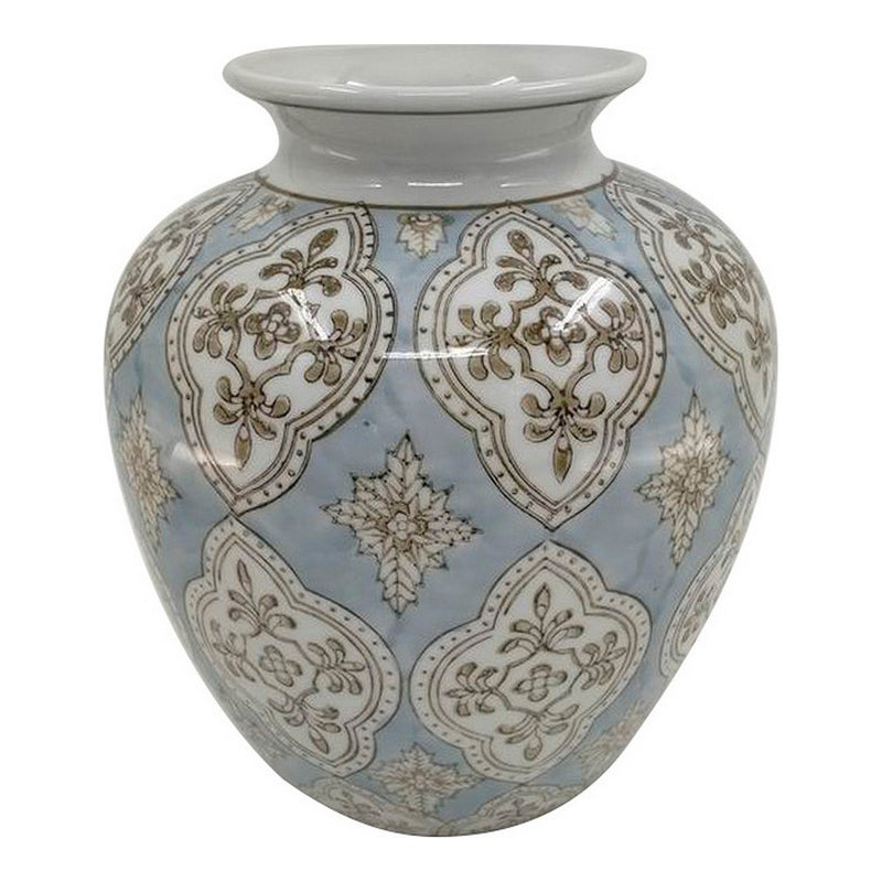 DKD Home Decor Porțelan bleu arabe beige (22 x 22 x 25 cm)