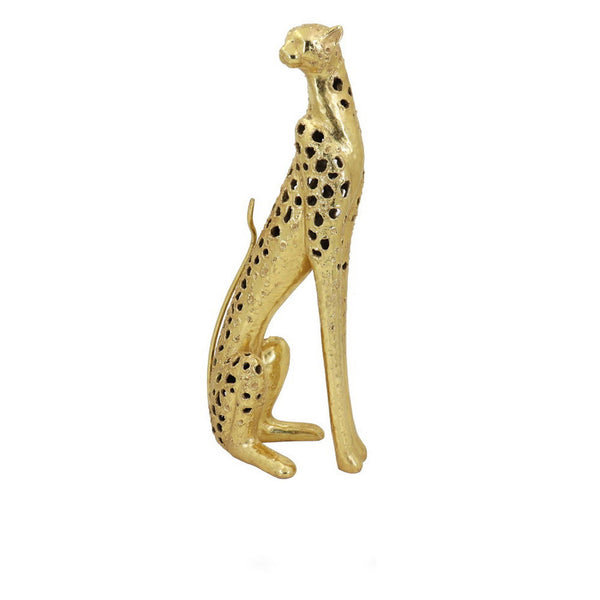 Statua Decorativa DKD Home Decor Resina Coloniale Leopardo - zannishop