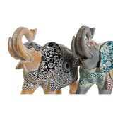 Statua Decorativa DKD Home Decor Resina Elefant (2 pcs) (23.7 x 11.8 x 22.5 cm) - zannishop