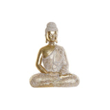 Statua Decorativa DKD Home Decor Dorato Buda Bianco Resina (18.5 x 10.5 x 24 cm) - zannishop