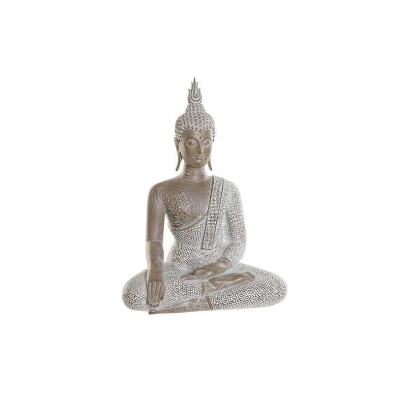 Statua Decorativa DKD Home Decor Natural Buda Resina (23 x 12 x 32 cm) - zannishop