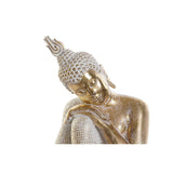 Statua Decorativa DKD Home Decor Dorato Buda Bianco Resina (19 x 14.5 x 26 cm) - zannishop