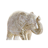 Statua Decorativa DKD Home Decor Elefant Dorato Bianco Resina (16.5 x 7 x 11.5 cm) - zannishop