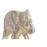 Statua Decorativa DKD Home Decor Elefant Dorato Bianco Resina (28.5 x 11.5 x 20.5 cm) - zannishop