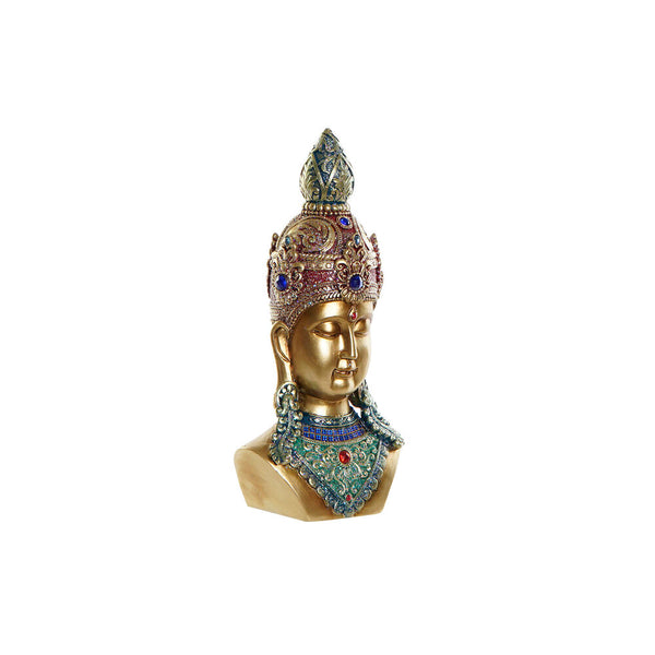 Statua Decorativa DKD Home Decor Dorato Buda Resina (15 x 9 x 30 cm) - zannishop