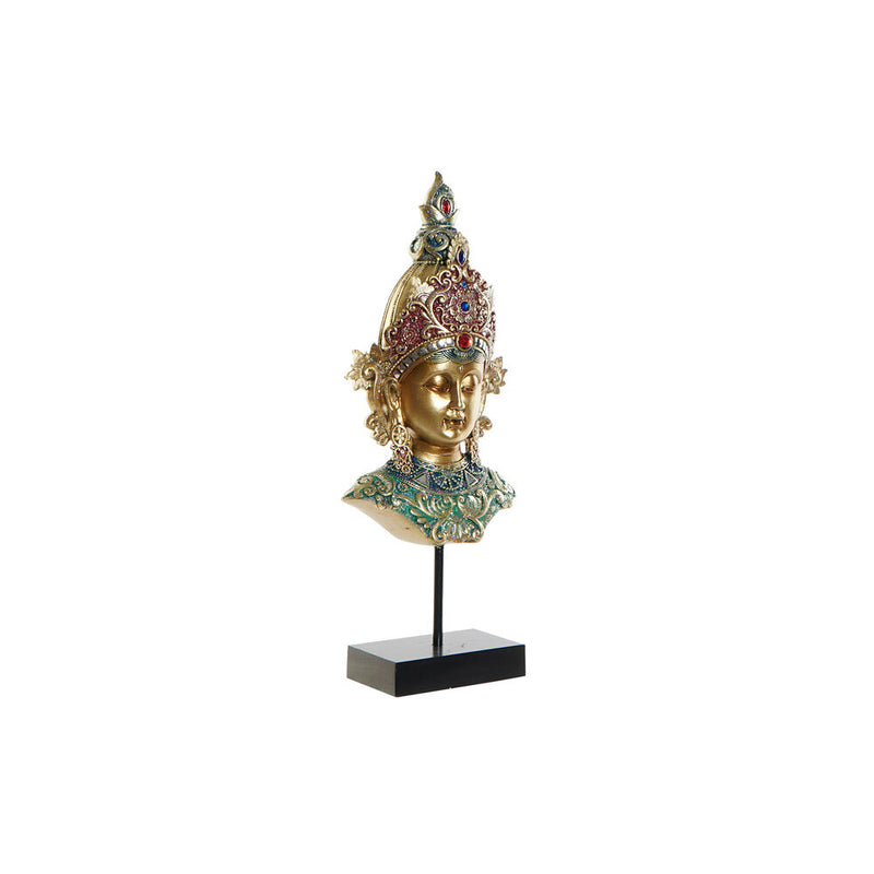 Statua Decorativa DKD Home Decor Dorato Metallo Buda Resina (15 x 7 x 38 cm) - zannishop