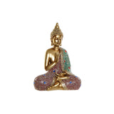 Statua Decorativa DKD Home Decor Dorato Buda Resina (25 x 11 x 34 cm) - zannishop