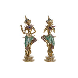 Statua Decorativa DKD Home Decor Dorato Buda Resina (2 pcs) (14 x 11 x 41 cm) - zannishop