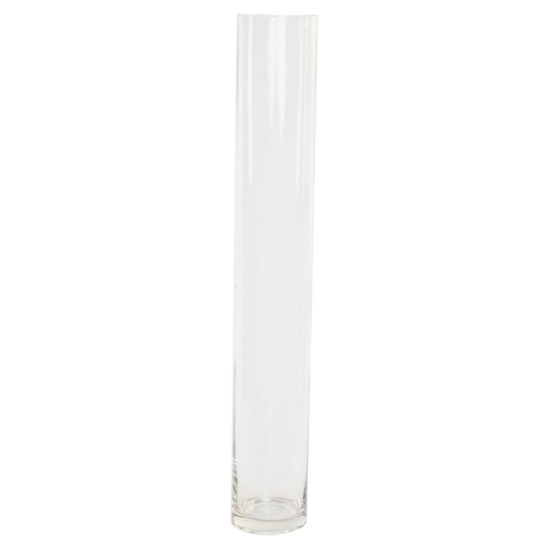 DKD Home Vase Decor Transparent Glass (12 x 12 x 80 cm)