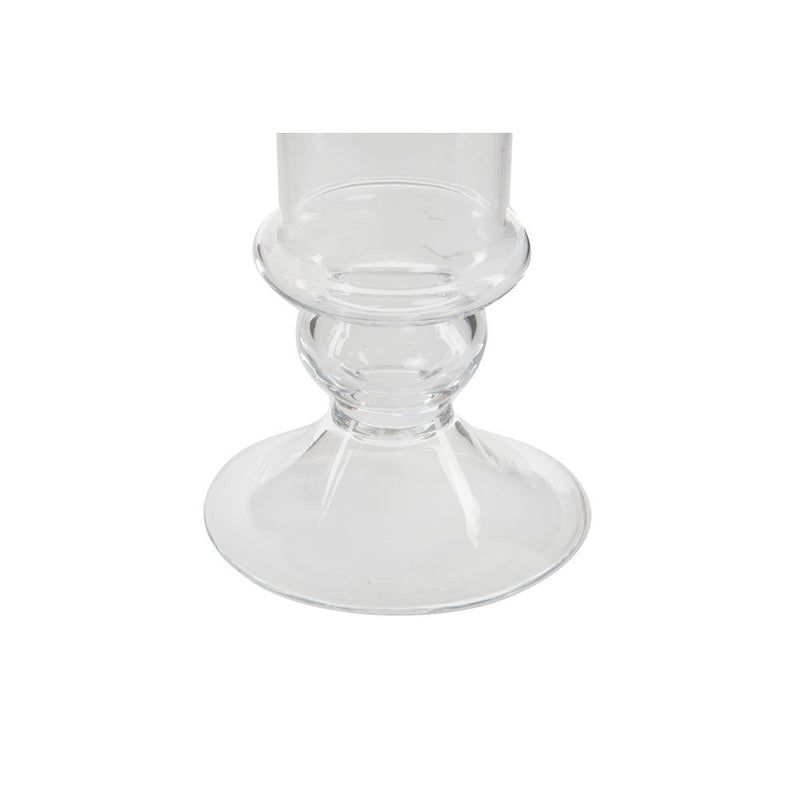 Vaso DKD Home Decor Vetro Trasparente (17 x 17 x 40 cm)